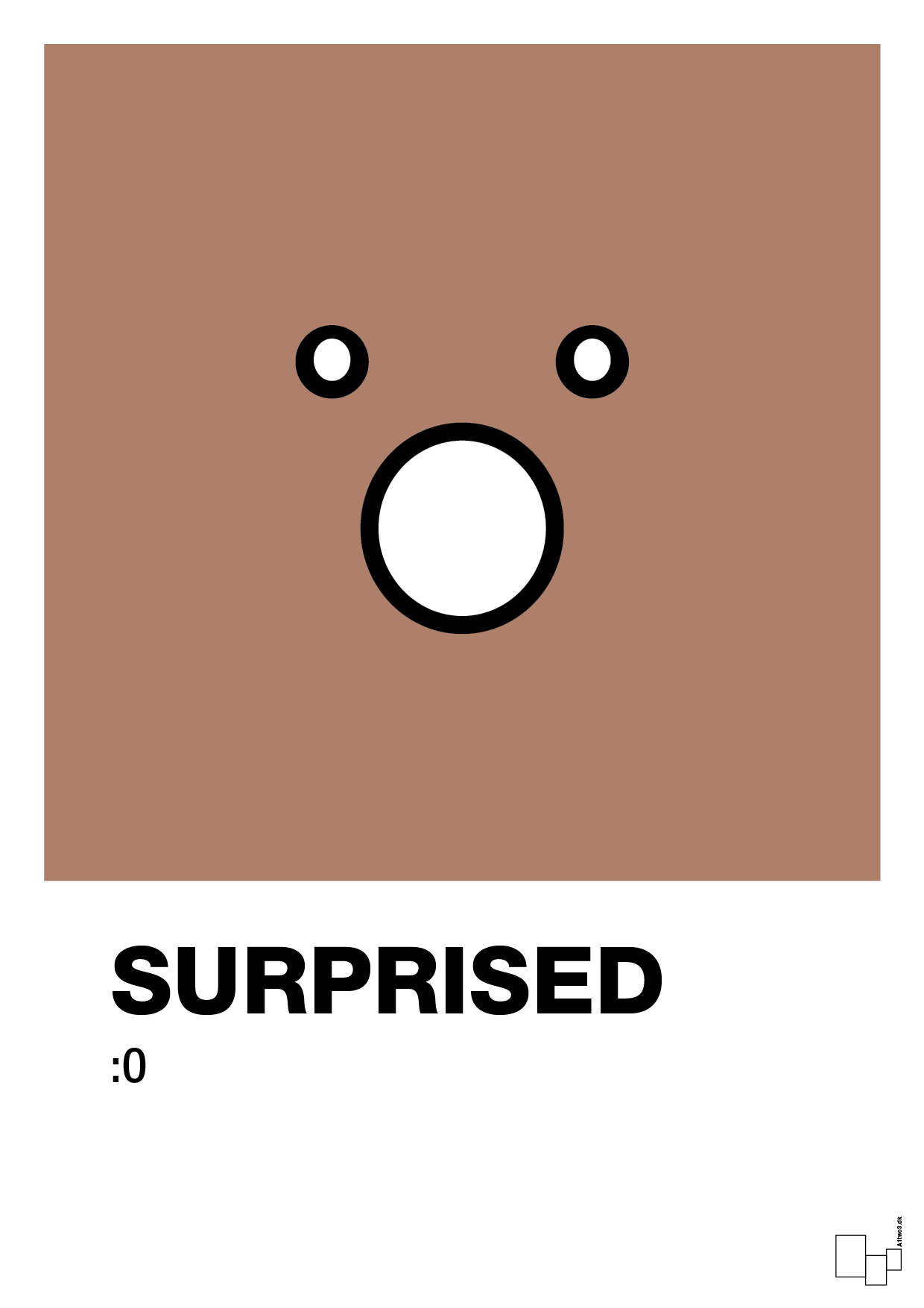 plakat: surprised smiley - cider spice-Smiley-A1two3