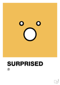 plakat: surprised smiley - honeycomb-Smiley-A1two3