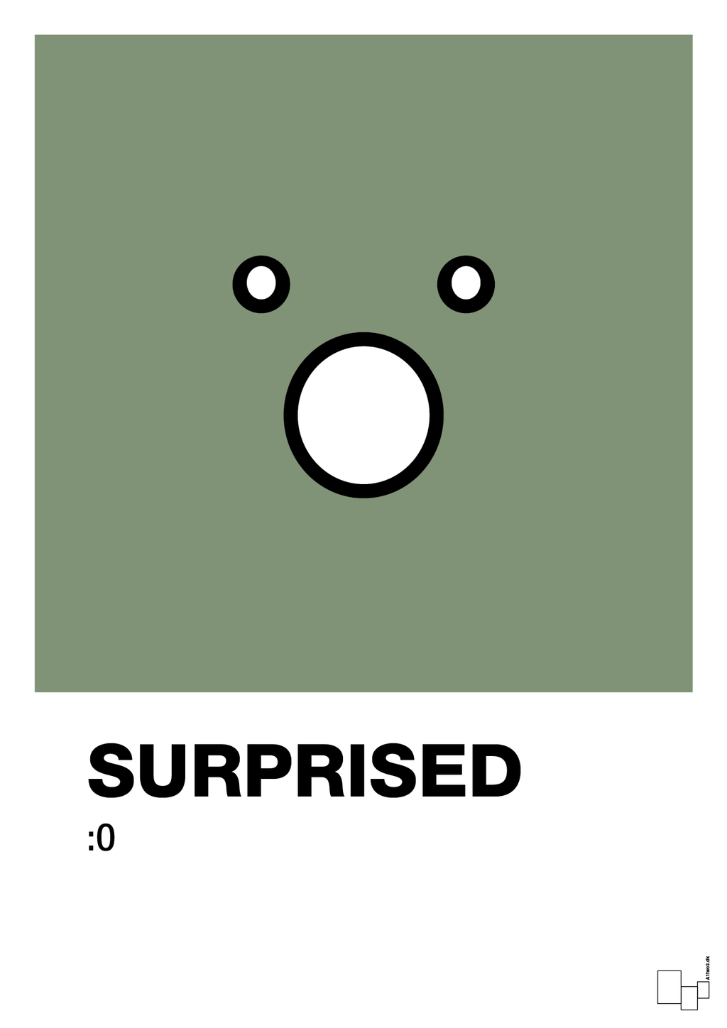 plakat: surprised smiley - jade-Smiley-A1two3