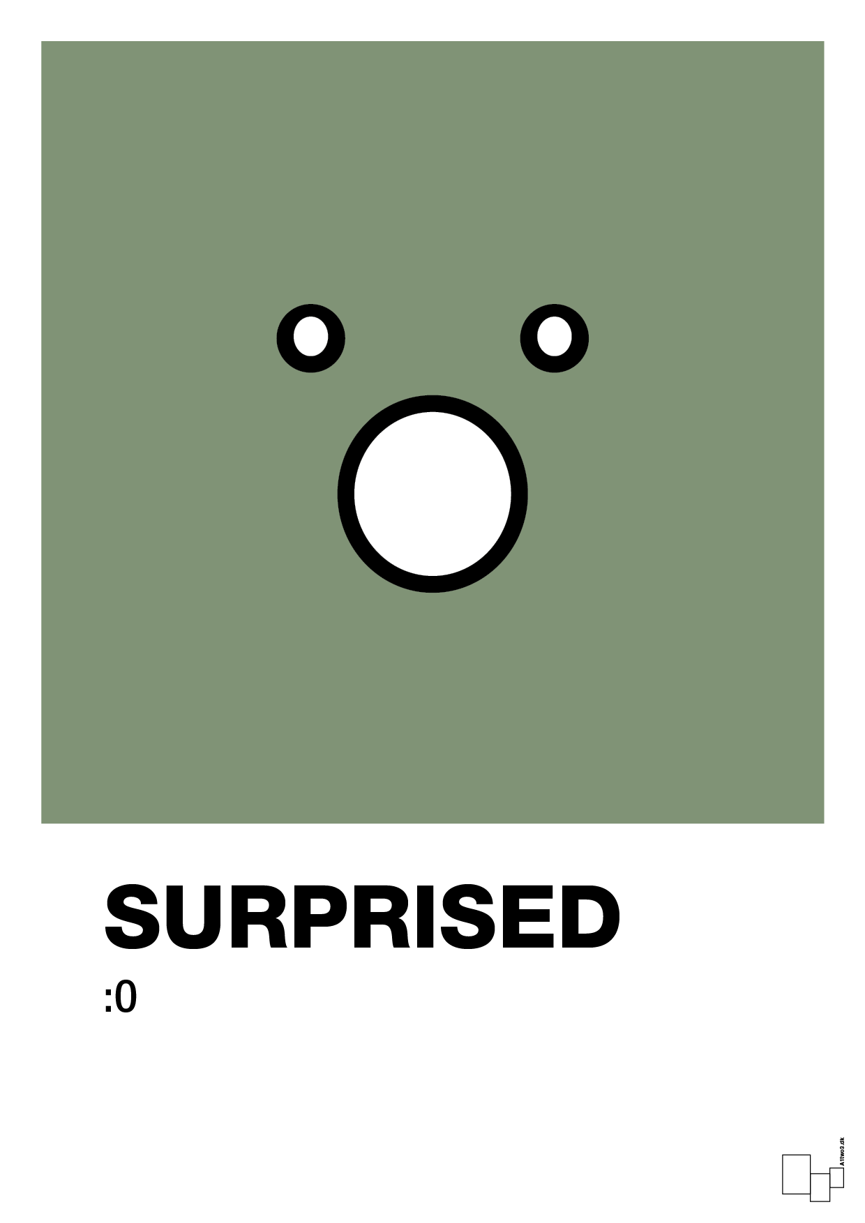 plakat: surprised smiley - jade-Smiley-A1two3