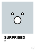 plakat: surprised smiley - light drizzle-Smiley-A1two3