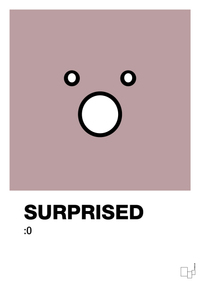 plakat: surprised smiley