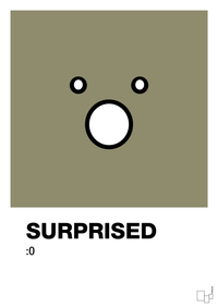 plakat: surprised smiley