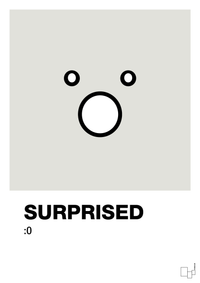 plakat: surprised smiley