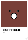plakat: surprised smiley - red pepper-Smiley-A1two3