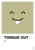 plakat: tongue out smiley - back to nature-Smiley-A1two3