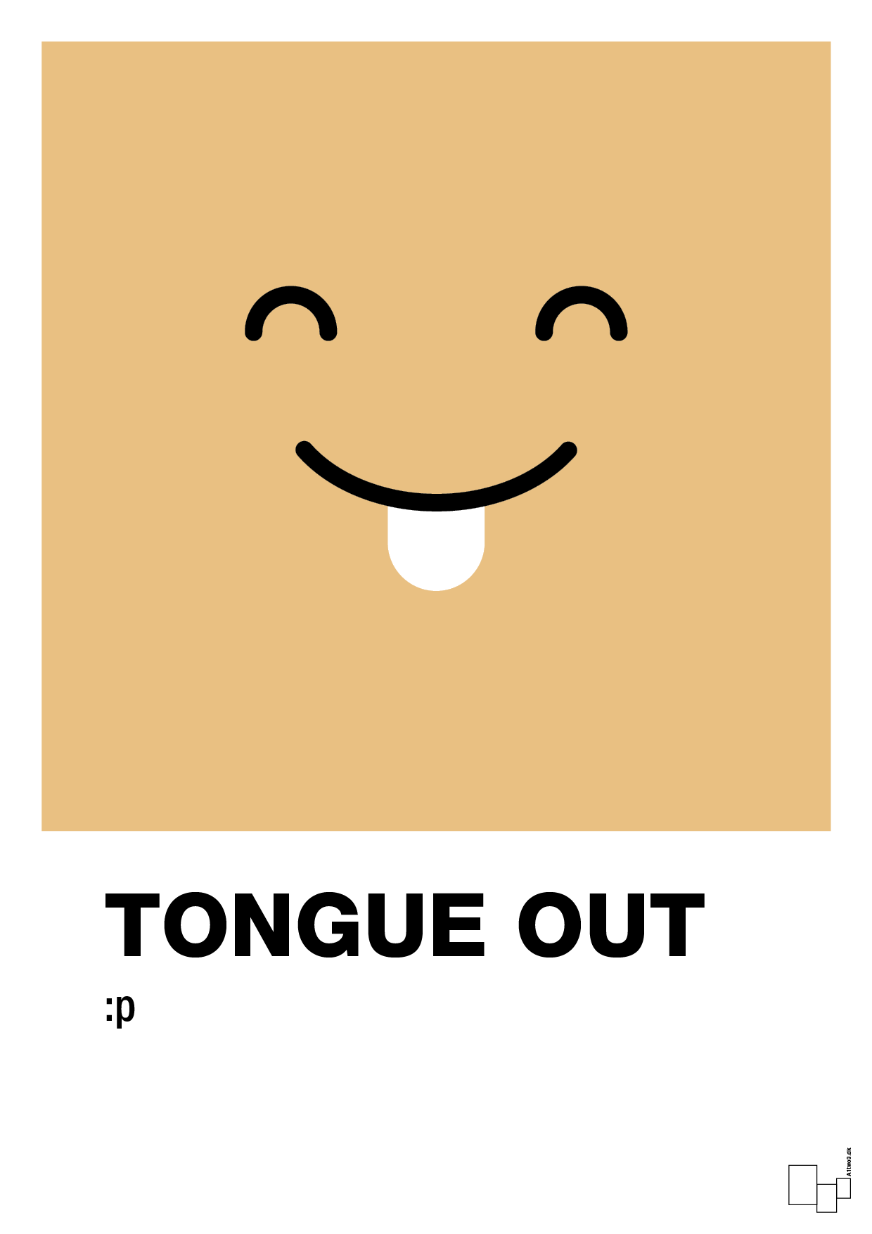 plakat: tongue out smiley - charismatic-Smiley-A1two3