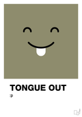 plakat: tongue out smiley - misty forrest-Smiley-A1two3