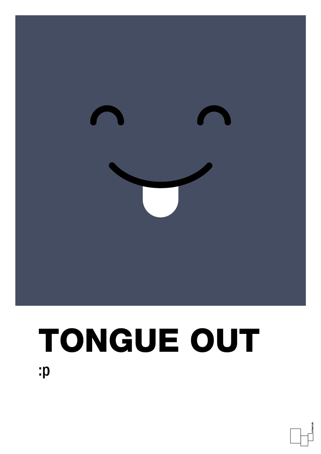 Tongue out smiley - petrol-Smiley-A1two3