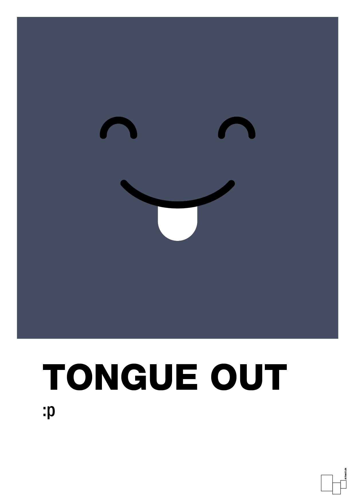 Tongue out smiley - petrol-Smiley-A1two3