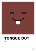 plakat: tongue out smiley - red pepper-Smiley-A1two3