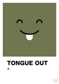 plakat: tongue out smiley - secret meadow-Smiley-A1two3