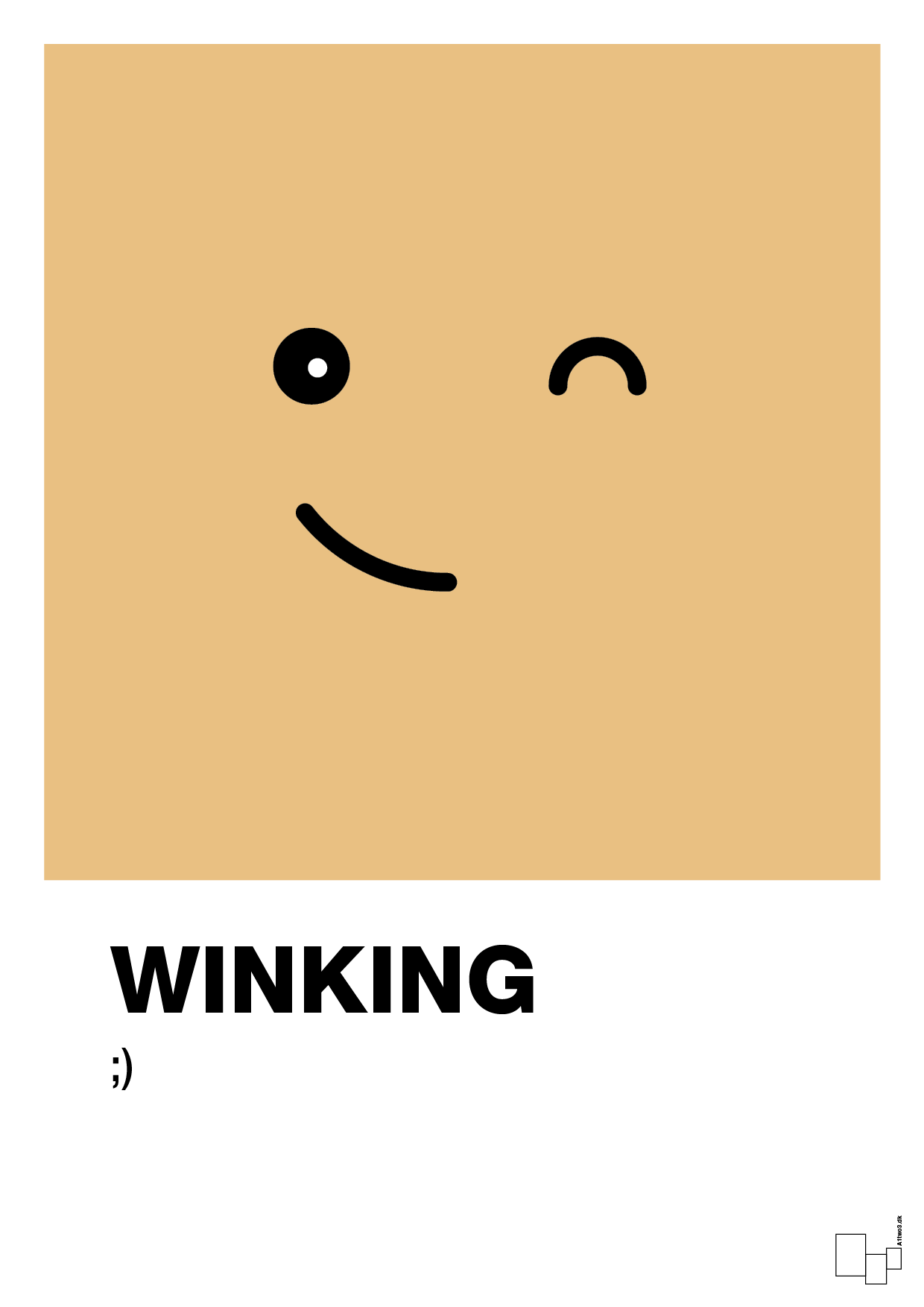 plakat: winking smiley - charismatic-Smiley-A1two3