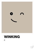 plakat: winking smiley - creamy mushroom-Smiley-A1two3
