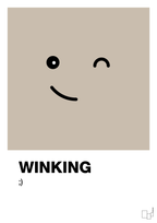 plakat: winking smiley - creamy mushroom-Smiley-A1two3