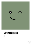 plakat: winking smiley - jade-Smiley-A1two3