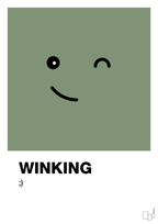 plakat: winking smiley - jade-Smiley-A1two3