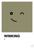 plakat: winking smiley - misty forrest-Smiley-A1two3