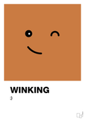 plakat: winking smiley - rumba orange-Smiley-A1two3