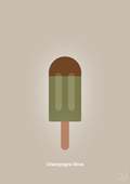 plakat: champagne brus - creamy mushroom-Is-A1two3