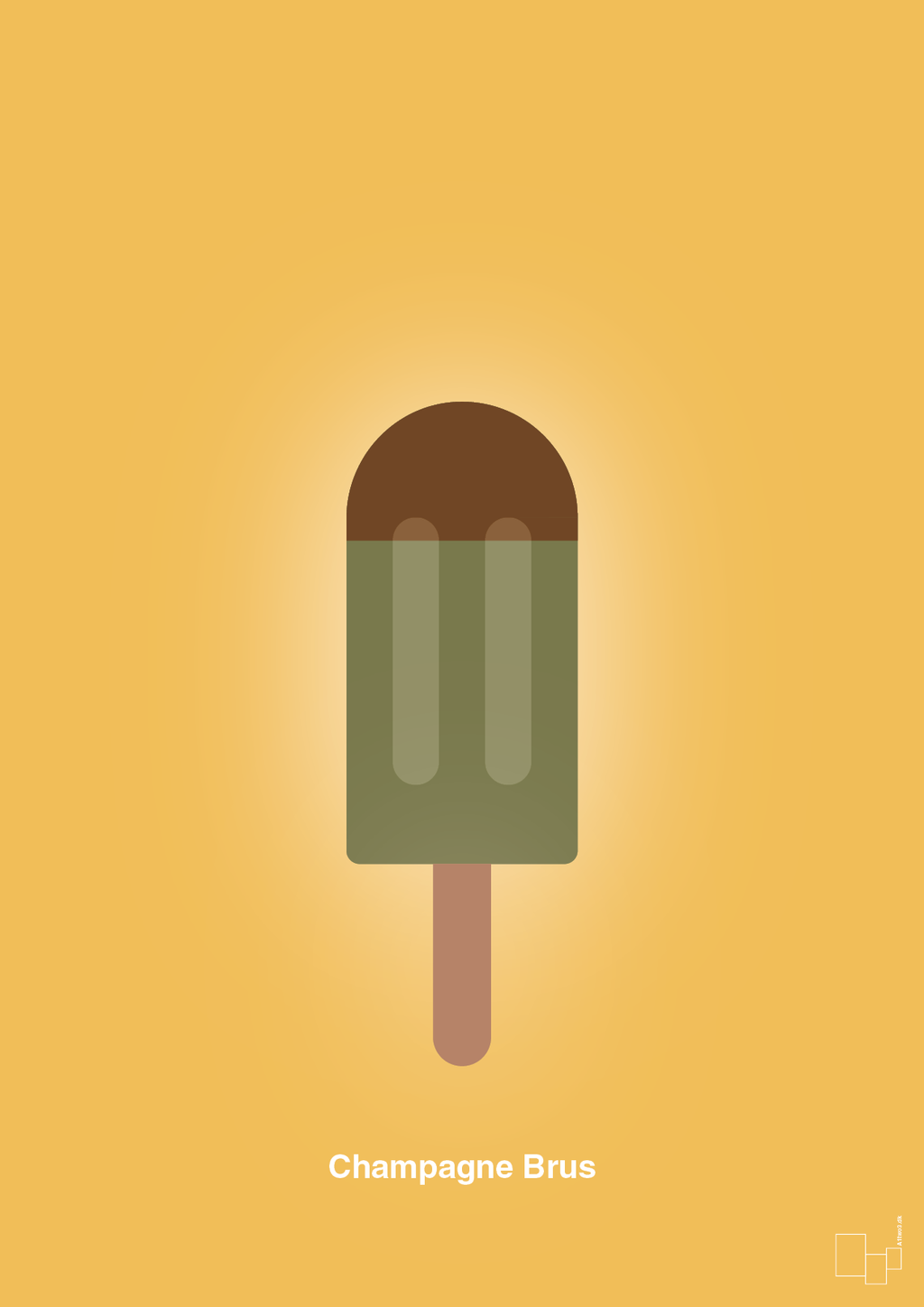 plakat: champagne brus - honeycomb-Is-A1two3
