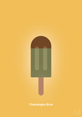 plakat: champagne brus - honeycomb-Is-A1two3