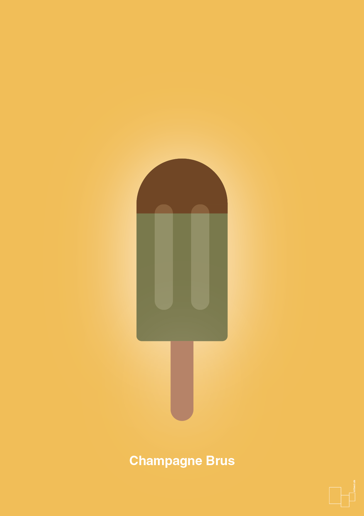 plakat: champagne brus - honeycomb-Is-A1two3