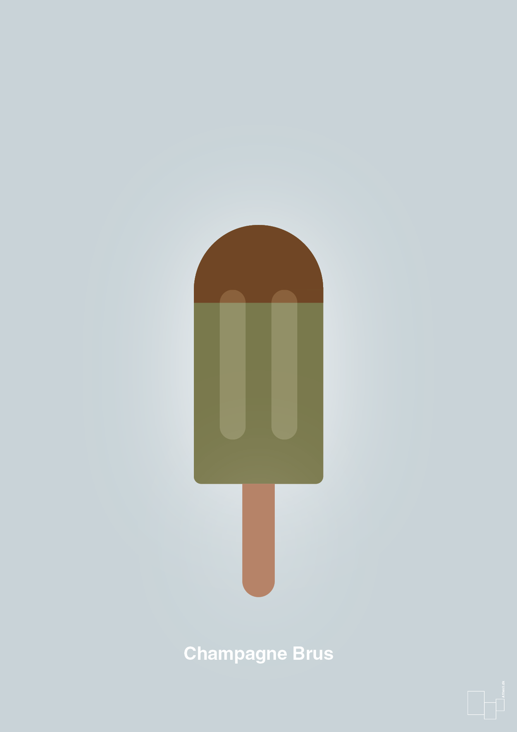 plakat: champagne brus - light drizzle-Is-A1two3
