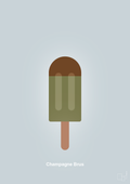 plakat: champagne brus - light drizzle-Is-A1two3