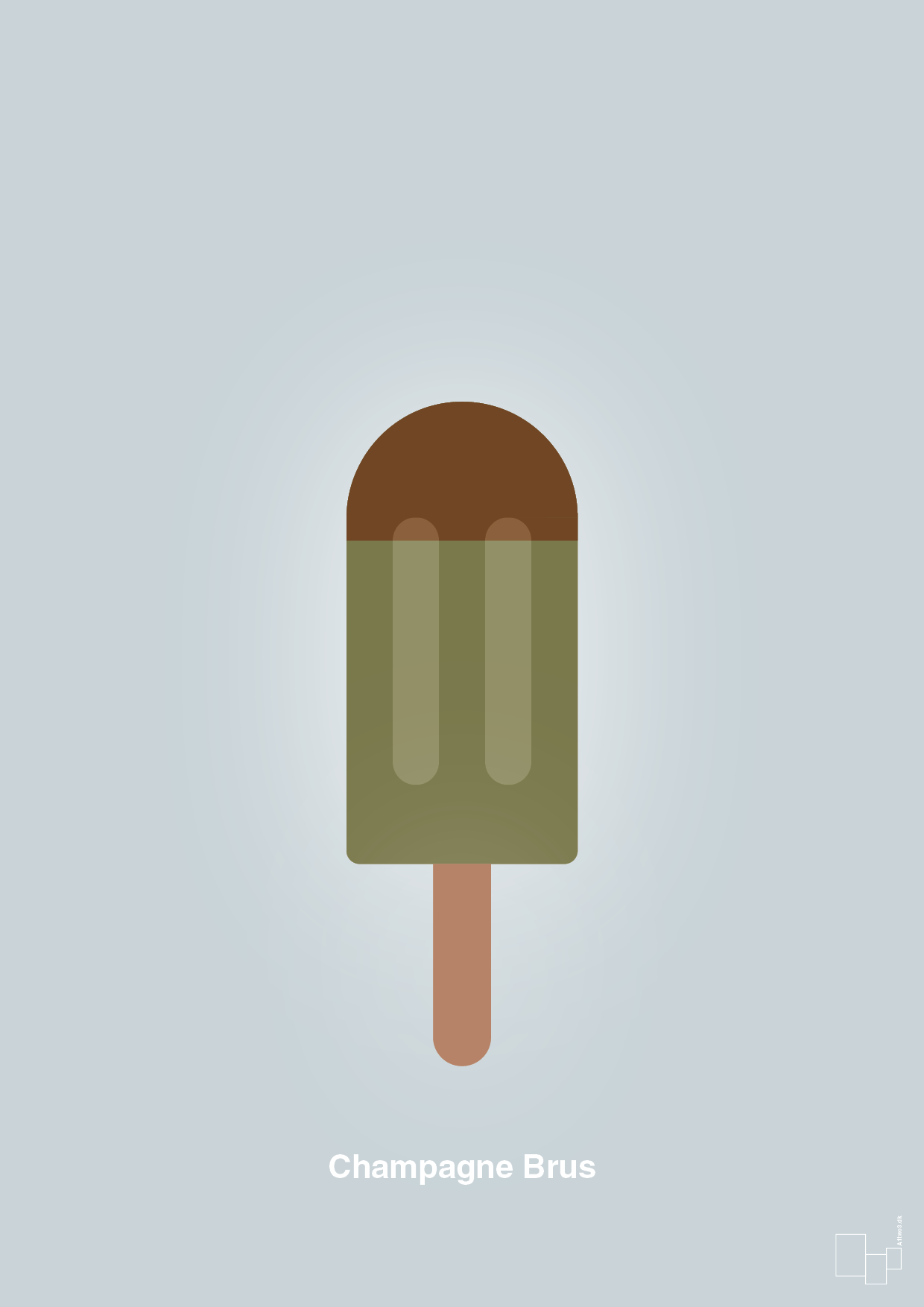 plakat: champagne brus - light drizzle-Is-A1two3