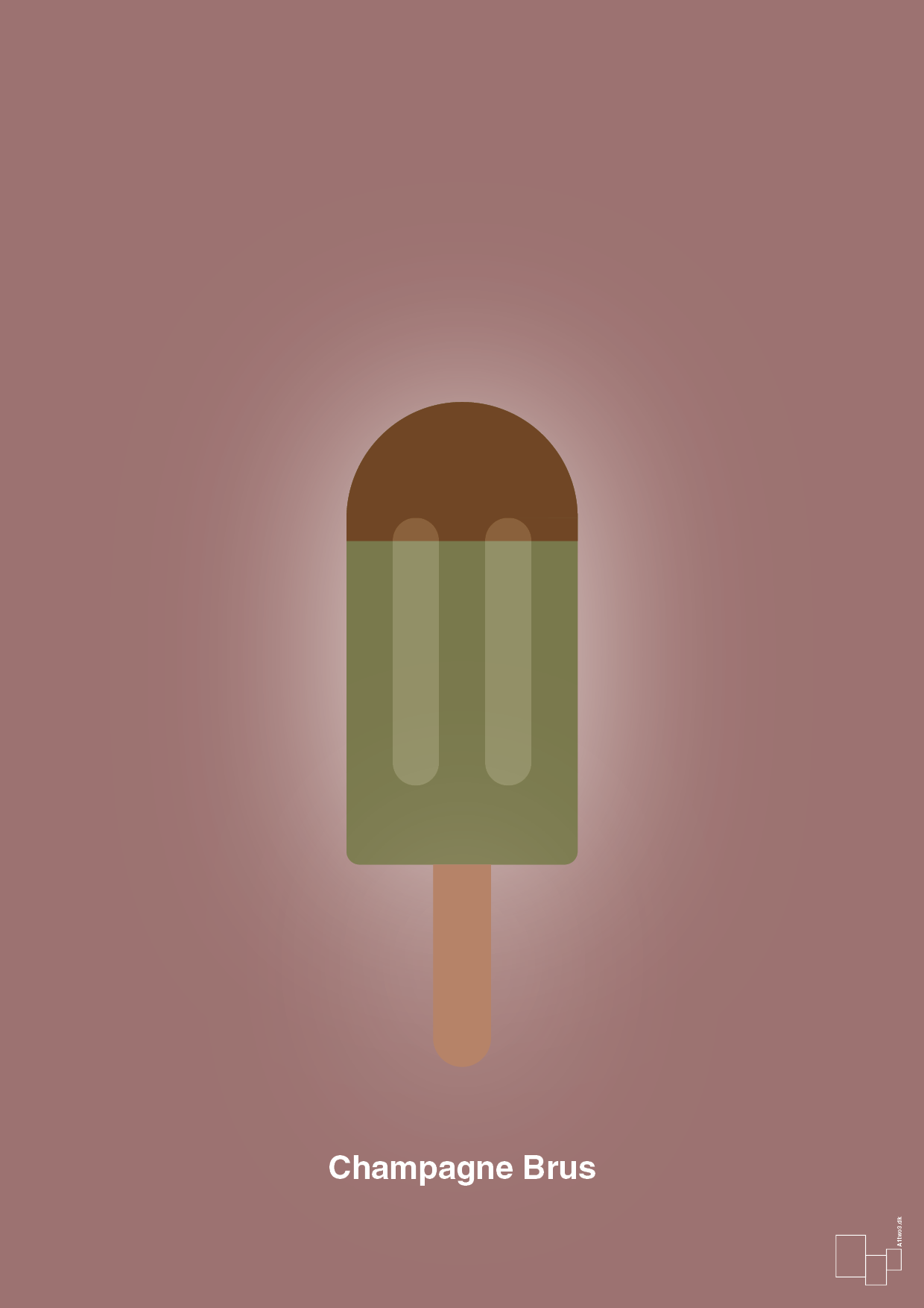 plakat: champagne brus - plum-Is-A1two3
