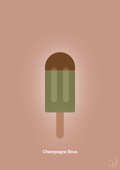 plakat: champagne brus - powder-Is-A1two3