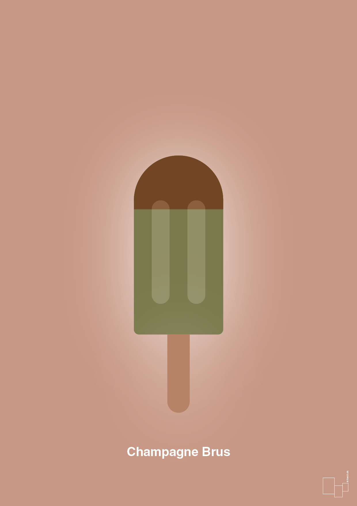plakat: champagne brus - powder-Is-A1two3