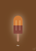 plakat: filur - dark brown-Is-A1two3