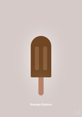 plakat: kæmpe eskimo - broken beige-Is-A1two3