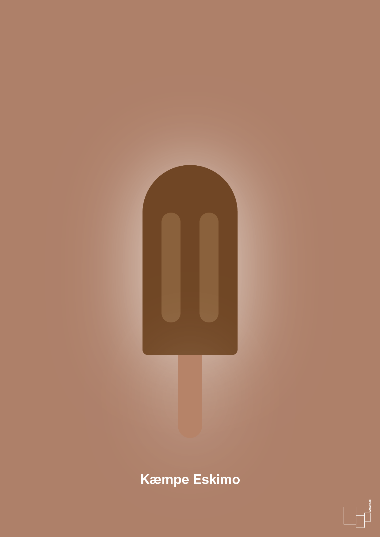 plakat: kæmpe eskimo - cider spice-Is-A1two3