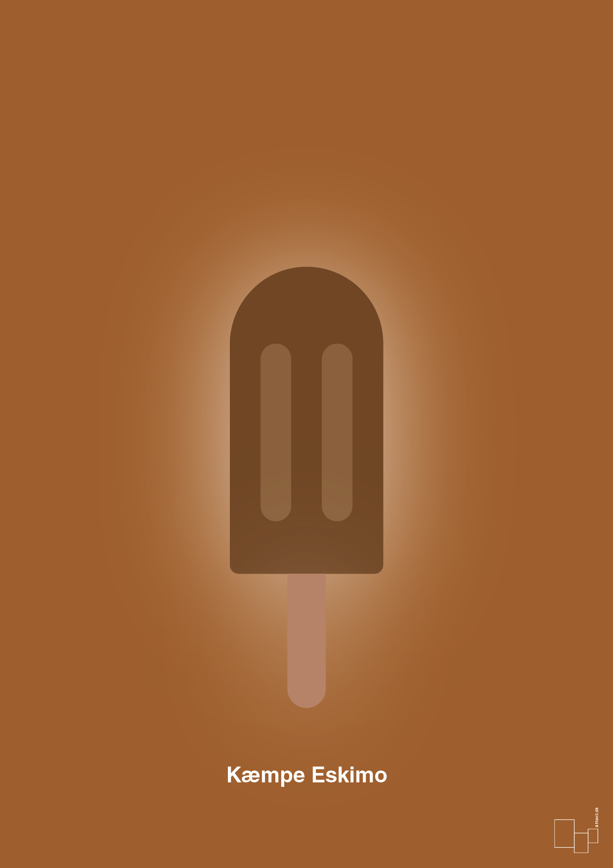 plakat: kæmpe eskimo - cognac-Is-A1two3