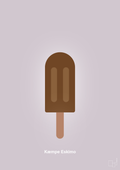 plakat: kæmpe eskimo - dusty lilac-Is-A1two3