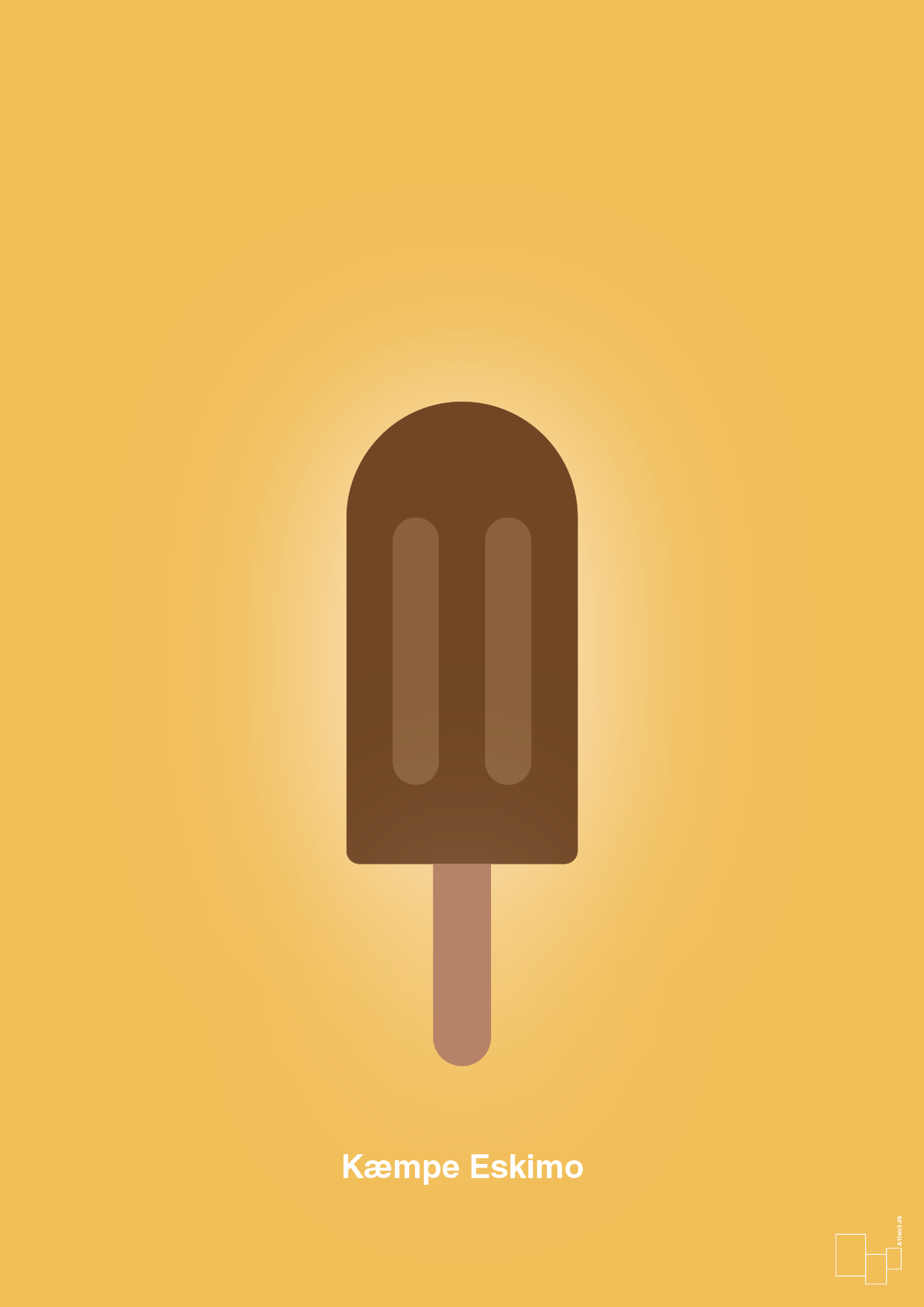 plakat: kæmpe eskimo - honeycomb-Is-A1two3