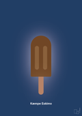 plakat: kæmpe eskimo - lapis blue-Is-A1two3