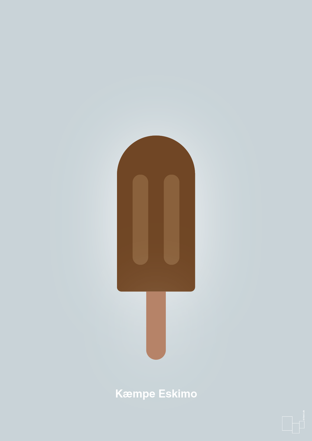 plakat: kæmpe eskimo - light drizzle-Is-A1two3