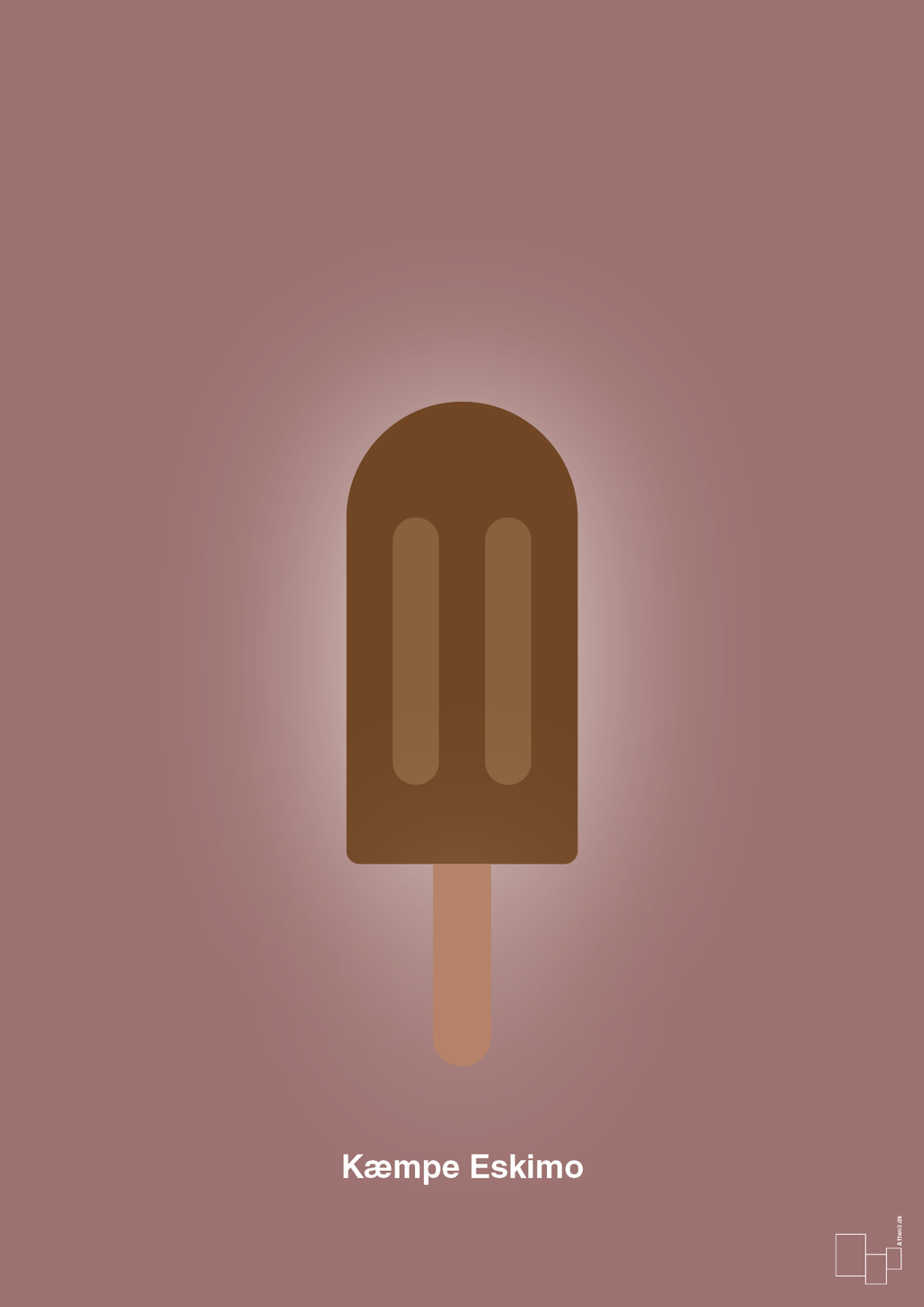 plakat: kæmpe eskimo - plum-Is-A1two3