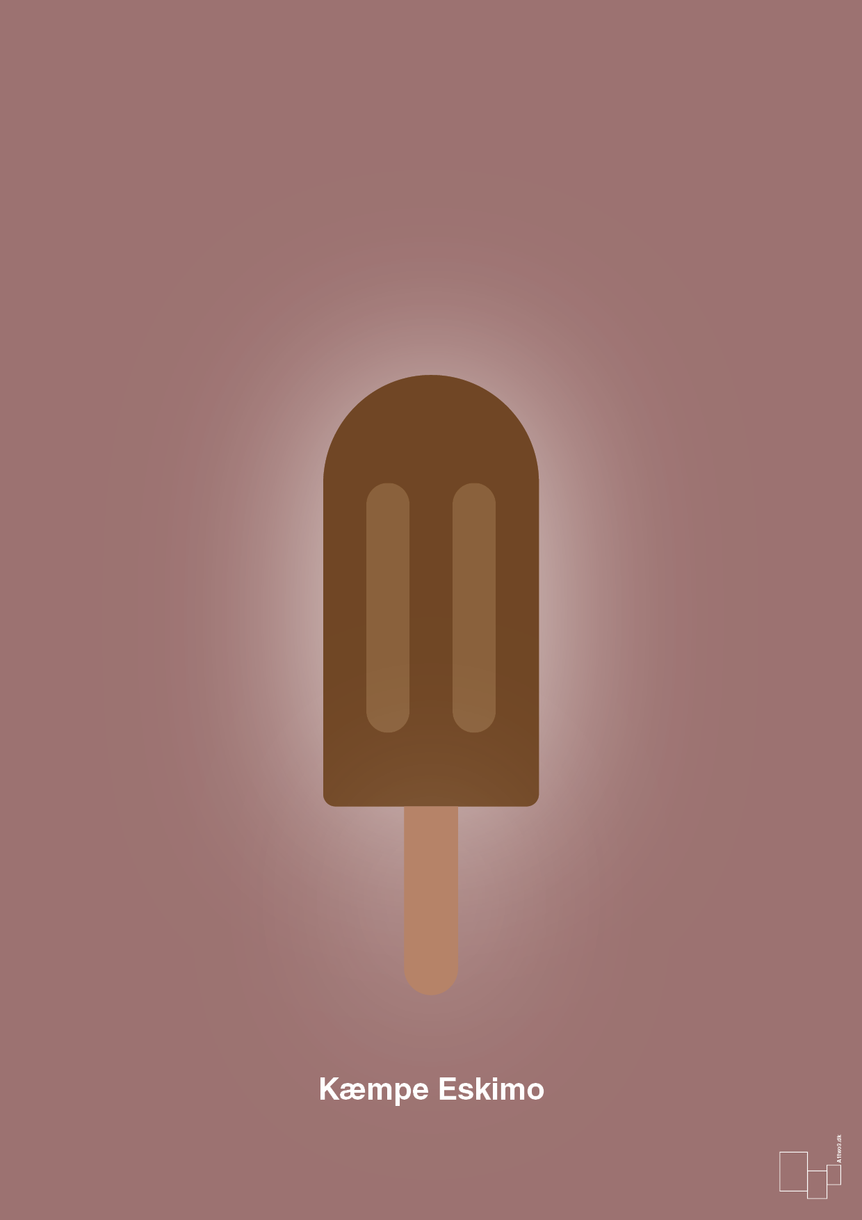 plakat: kæmpe eskimo - plum-Is-A1two3