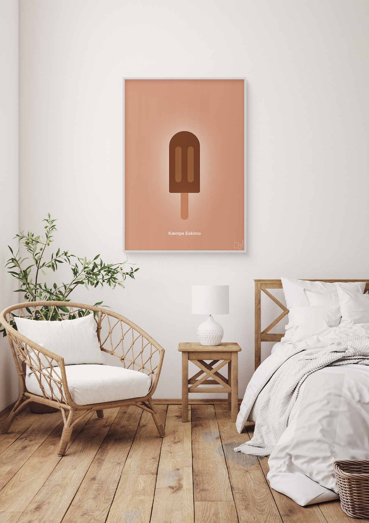 plakat: kæmpe eskimo - creamy mushroom-Is-A1two3