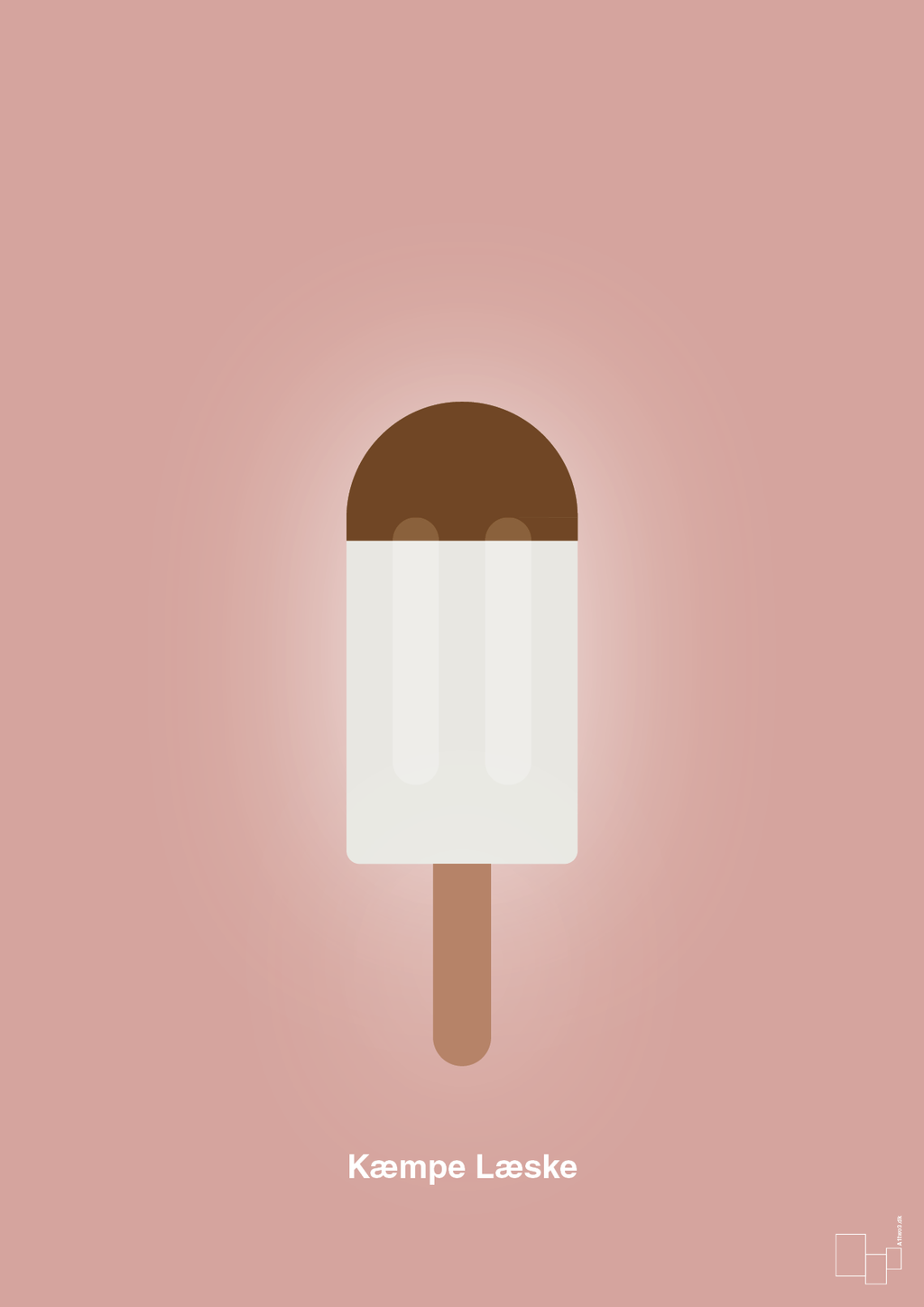 plakat: kæmpe læske - bubble shell-Is-A1two3