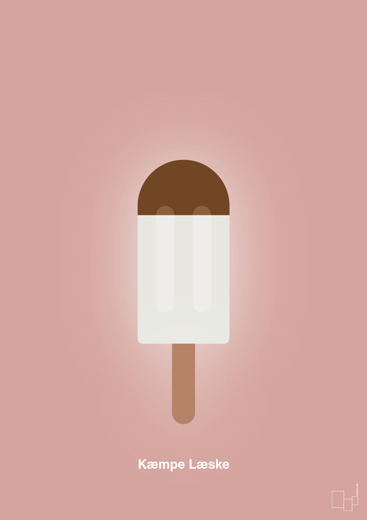 plakat: kæmpe læske - bubble shell-Is-A1two3