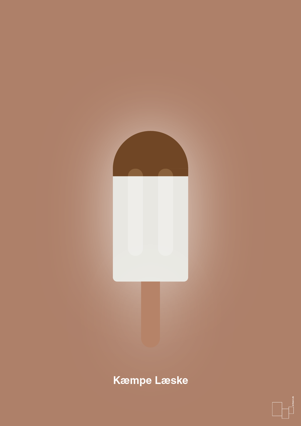 plakat: kæmpe læske - cider spice-Is-A1two3