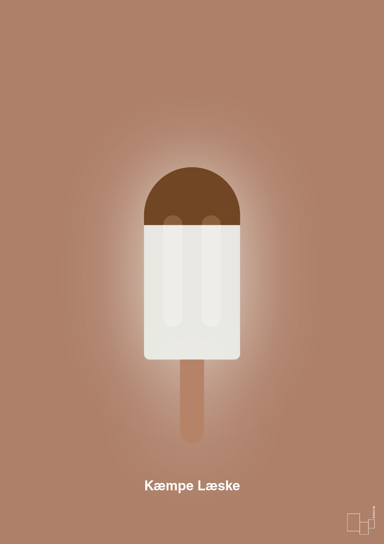 plakat: kæmpe læske - cider spice-Is-A1two3