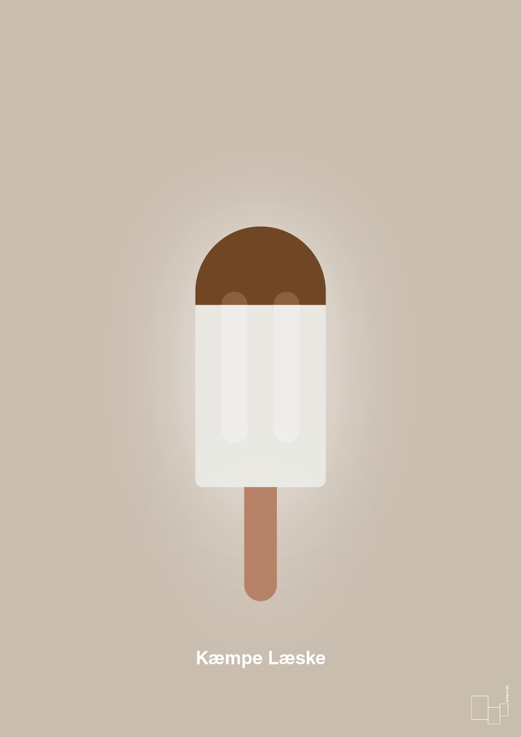 plakat: kæmpe læske - creamy mushroom-Is-A1two3