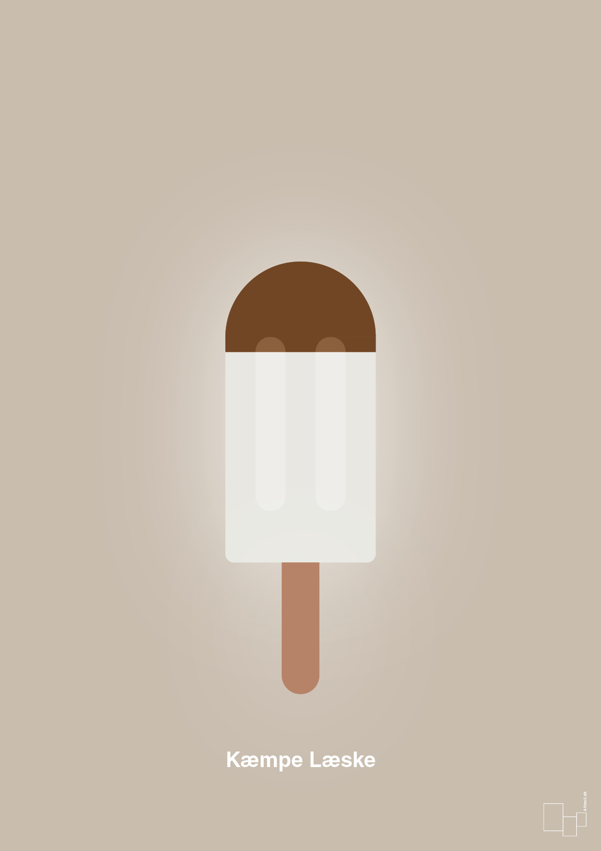 plakat: kæmpe læske - creamy mushroom-Is-A1two3